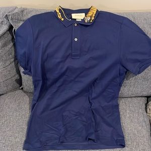 Mens xl gucci polo in navy